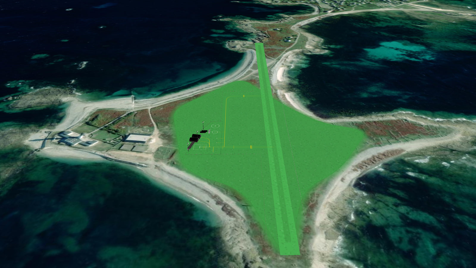 Île de Sein (IDS) in Microsoft Flight Simulator 2024