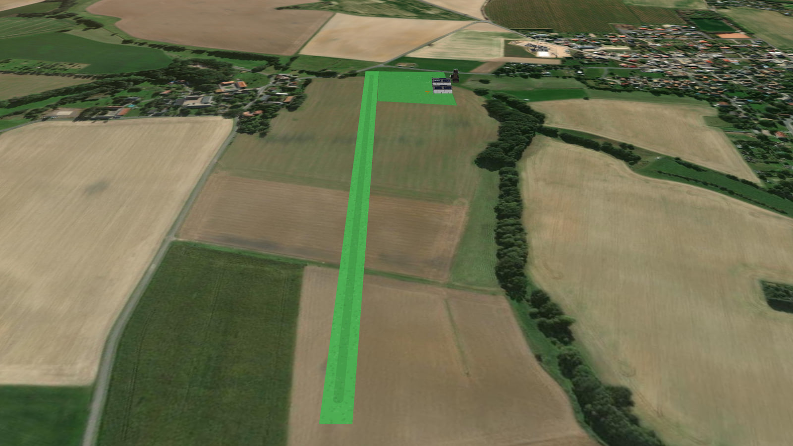 Böhlen Airfield (EDB) in Microsoft Flight Simulator 2024