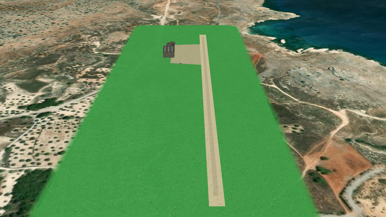 Haraki Coastal Airfield (LGHC) in Microsoft Flight Simulator 2024