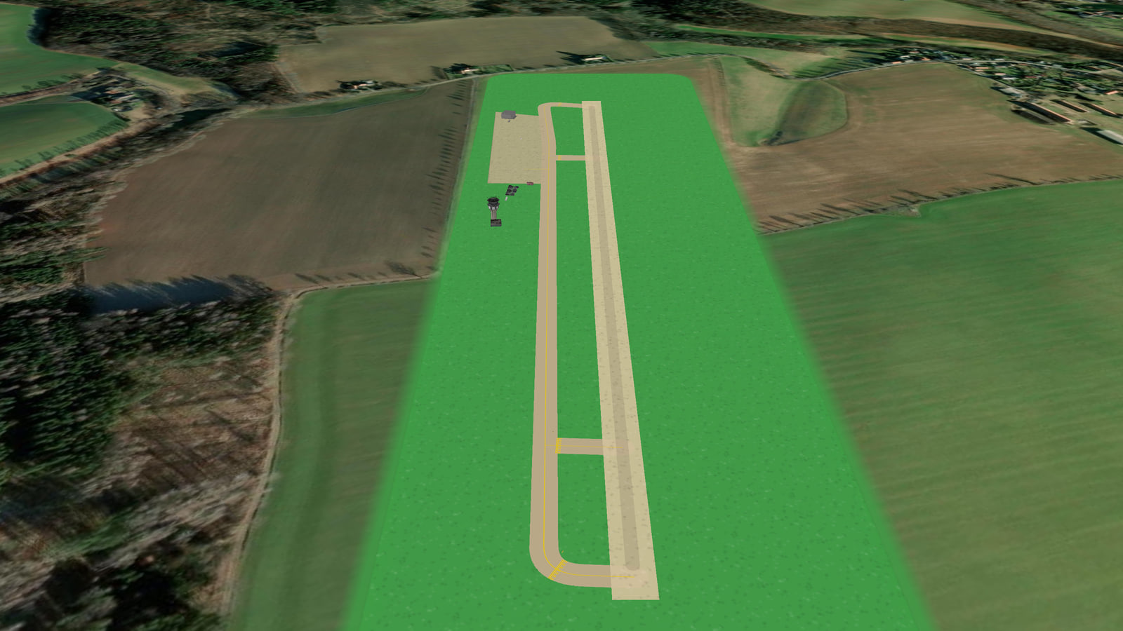 VoTo Airports Dippoldiswalde (VOTO) in Microsoft Flight Simulator 2024
