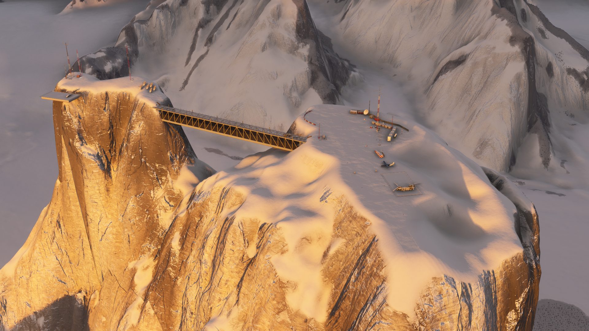 Mt Asgard Research Station (CAS9) in Microsoft Flight Simulator 2024