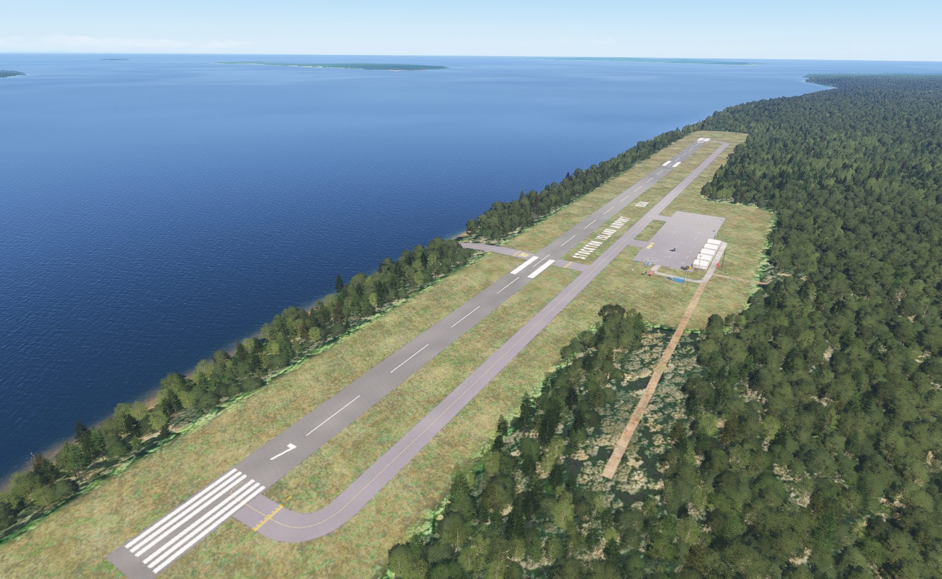 Stockton Island Airport (KSIA) in Microsoft Flight Simulator 2024