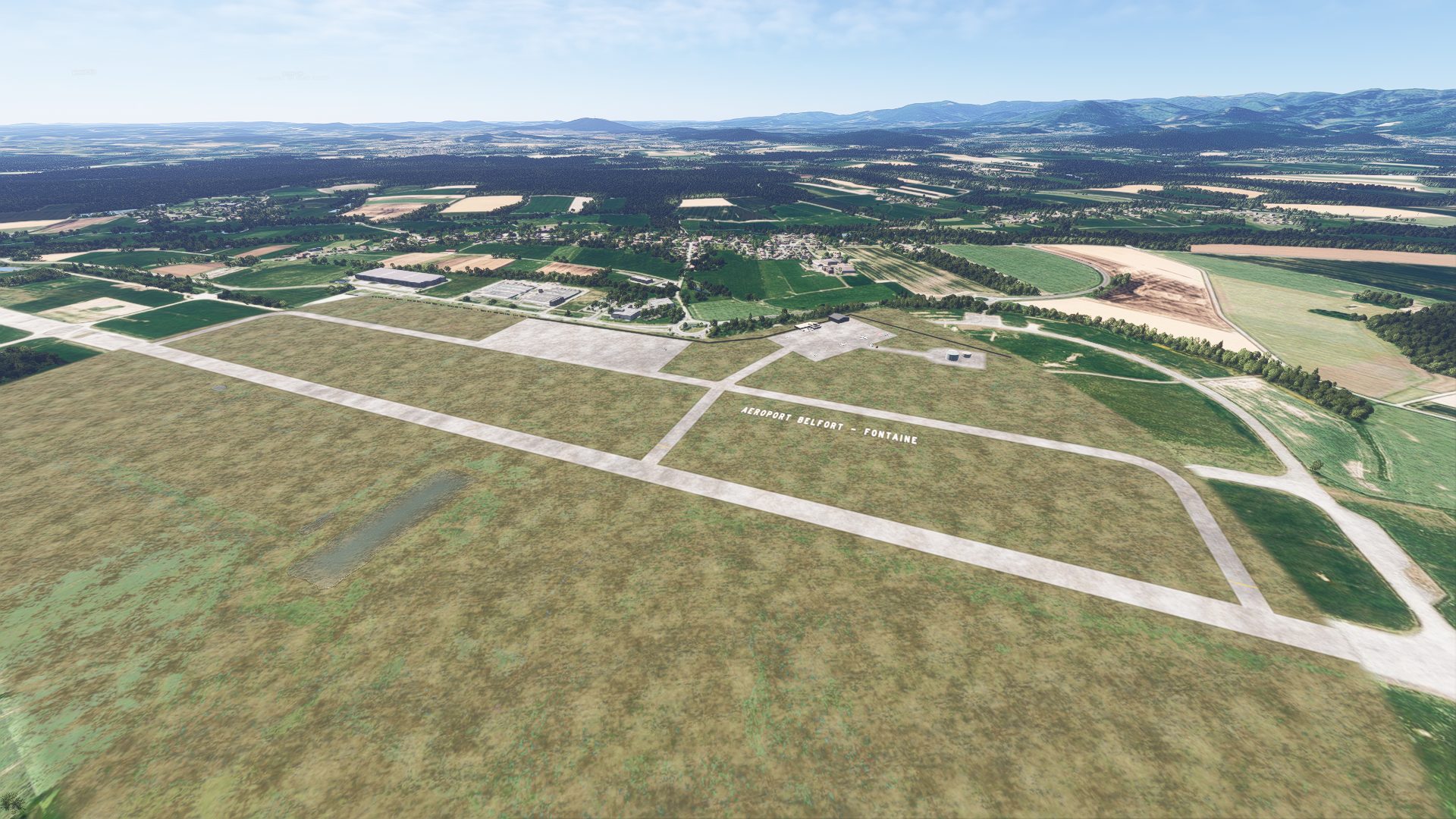 Aéroport Belfort - Fontaine (LFSQ) in Microsoft Flight Simulator 2024