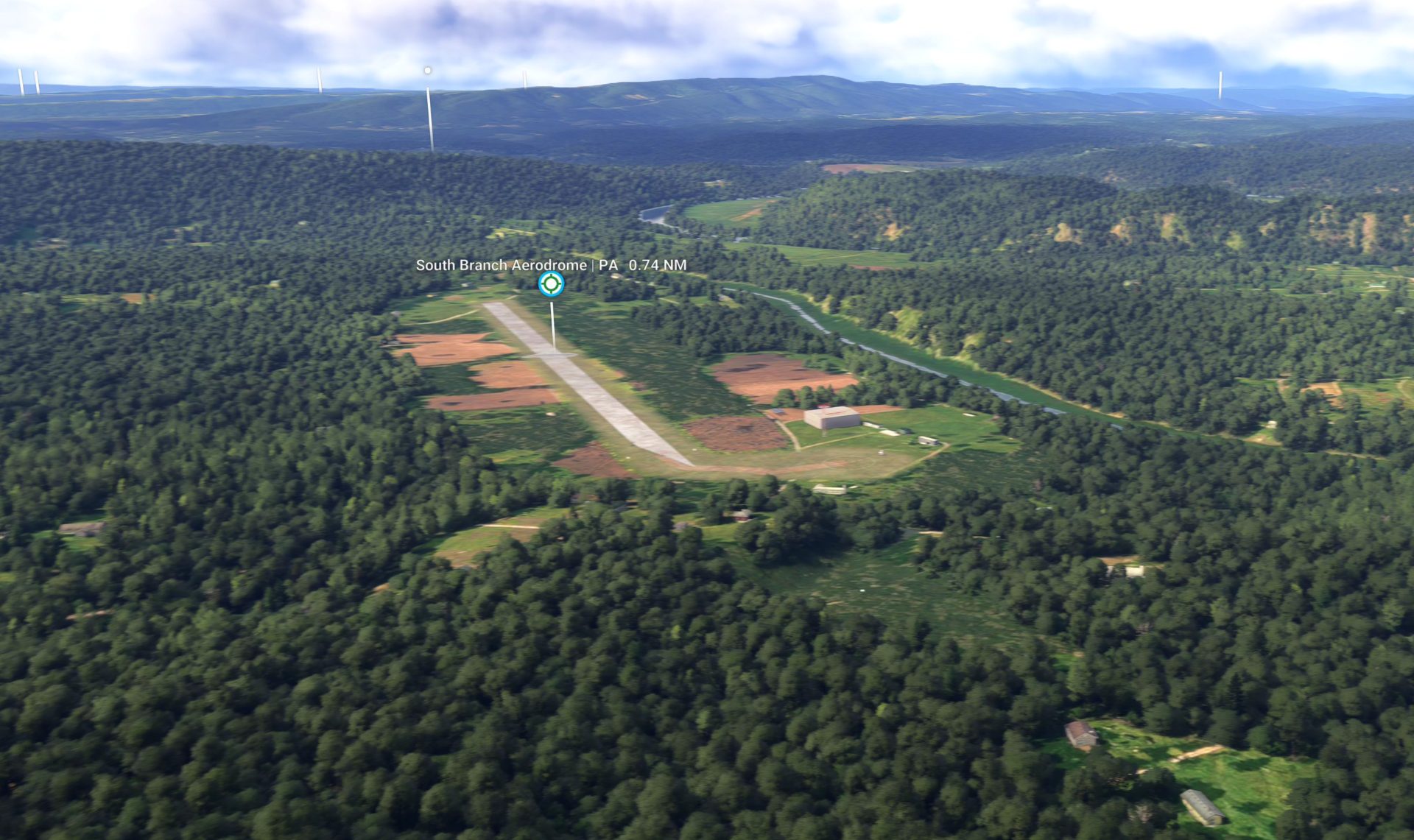 WV - South Branch Aerodrome (YAHU) in Microsoft Flight Simulator 2024