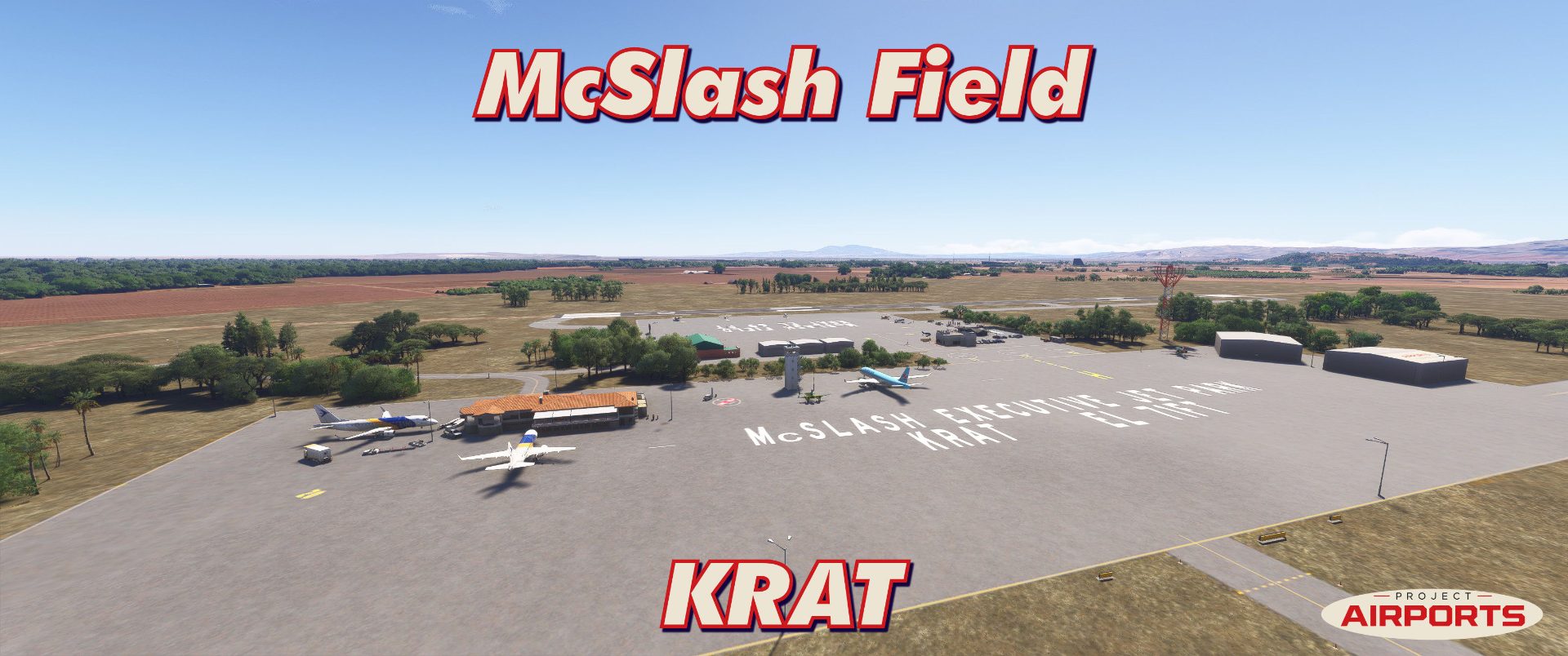 McSlash Field (KRAT) in Microsoft Flight Simulator 2024, near Solano County, United States