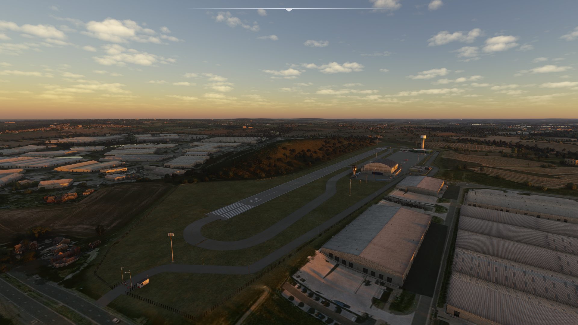 Birch Coppice (EGBCC) in Microsoft Flight Simulator 2024, near North Warwickshire, United Kingdom