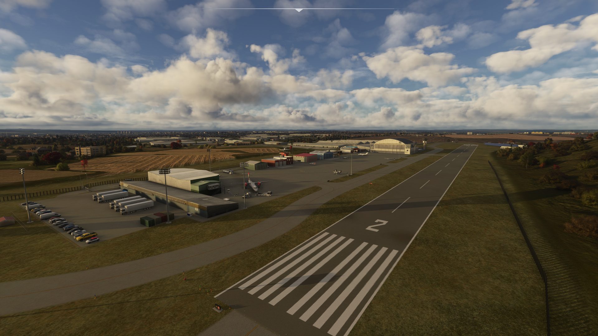 Birch Coppice (BIRC) in Microsoft Flight Simulator 2024, near North Warwickshire, United Kingdom