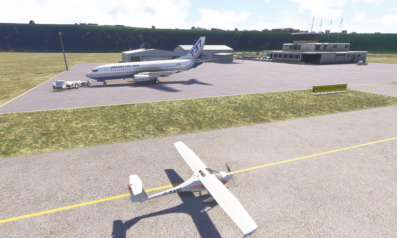 Blackburn/Lancashire Airport (EGZO) in Microsoft Flight Simulator 2024