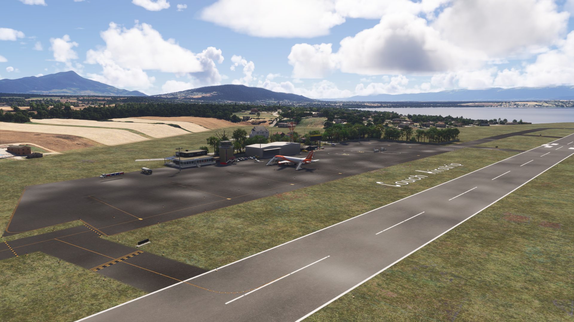 Couch Airstrip (LSCC) in Microsoft Flight Simulator 2024