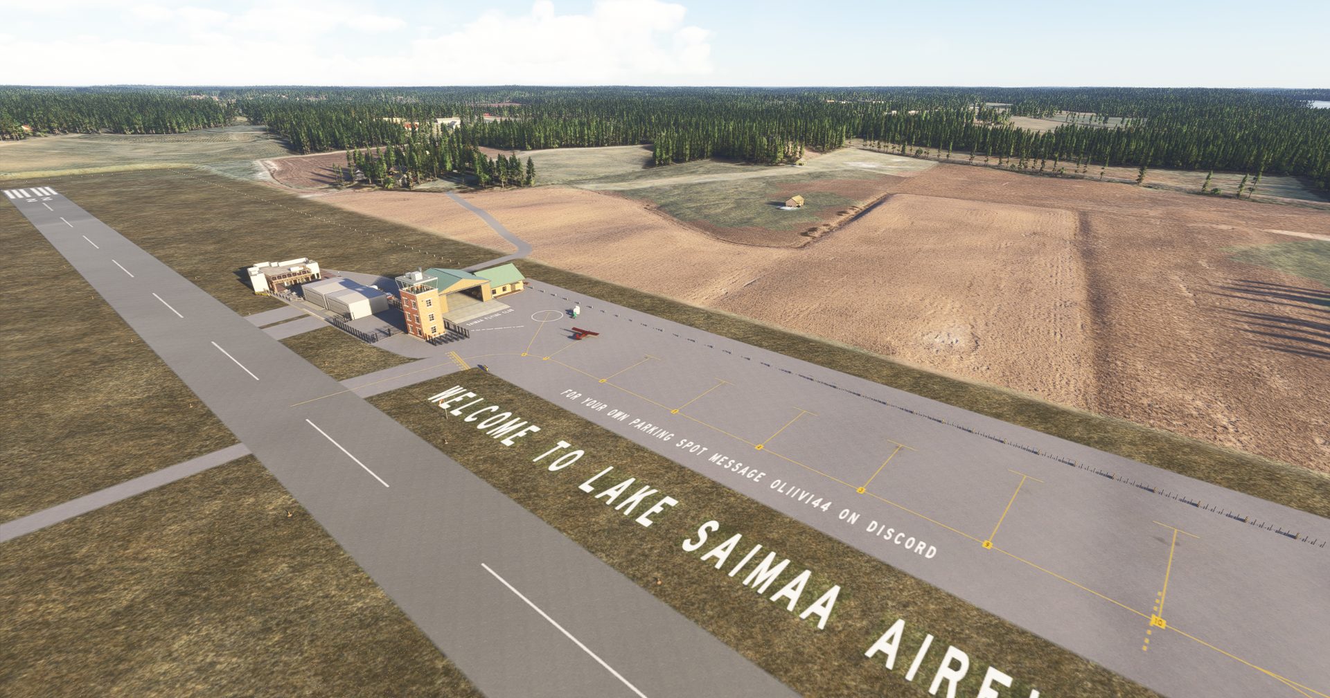Lake Saimaa airfield (EFIH) in Microsoft Flight Simulator 2024