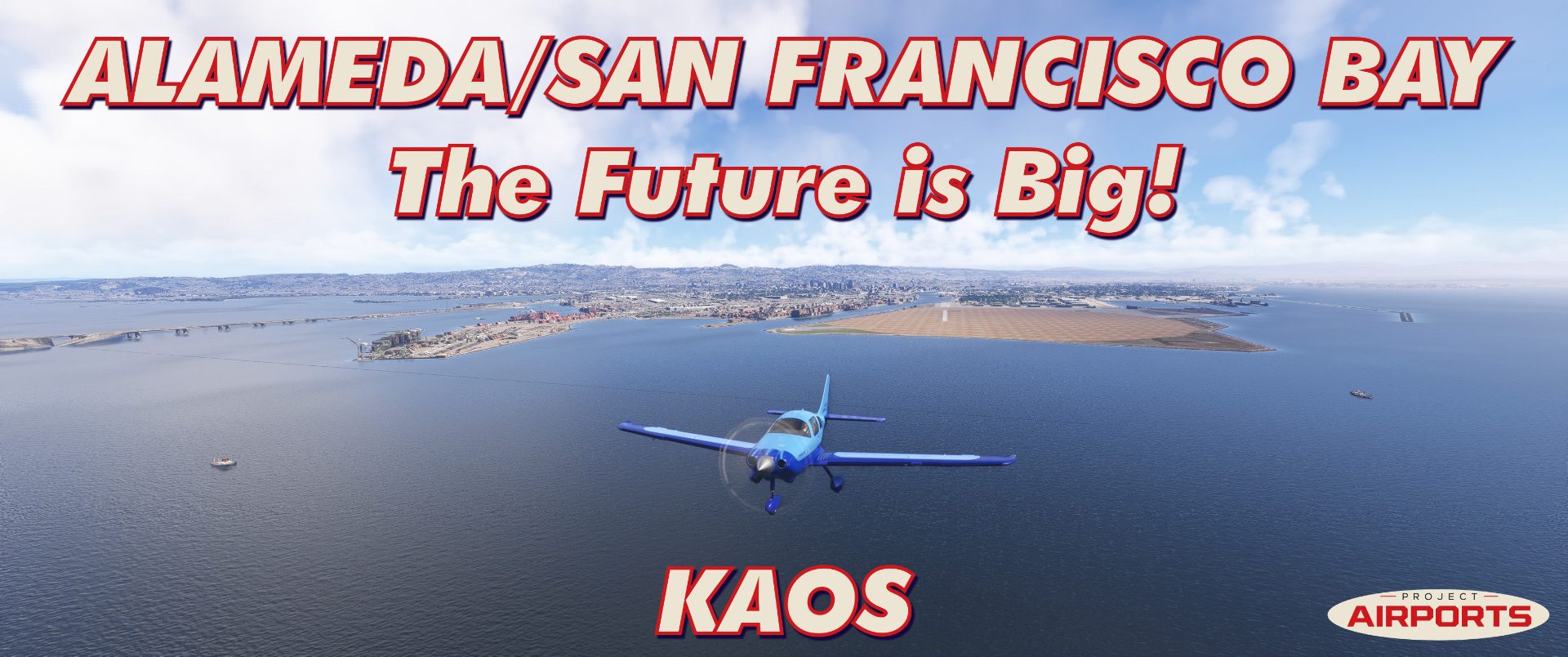 Alameda/San Francisco Bay 1.0 (KAOS) in Microsoft Flight Simulator 2024