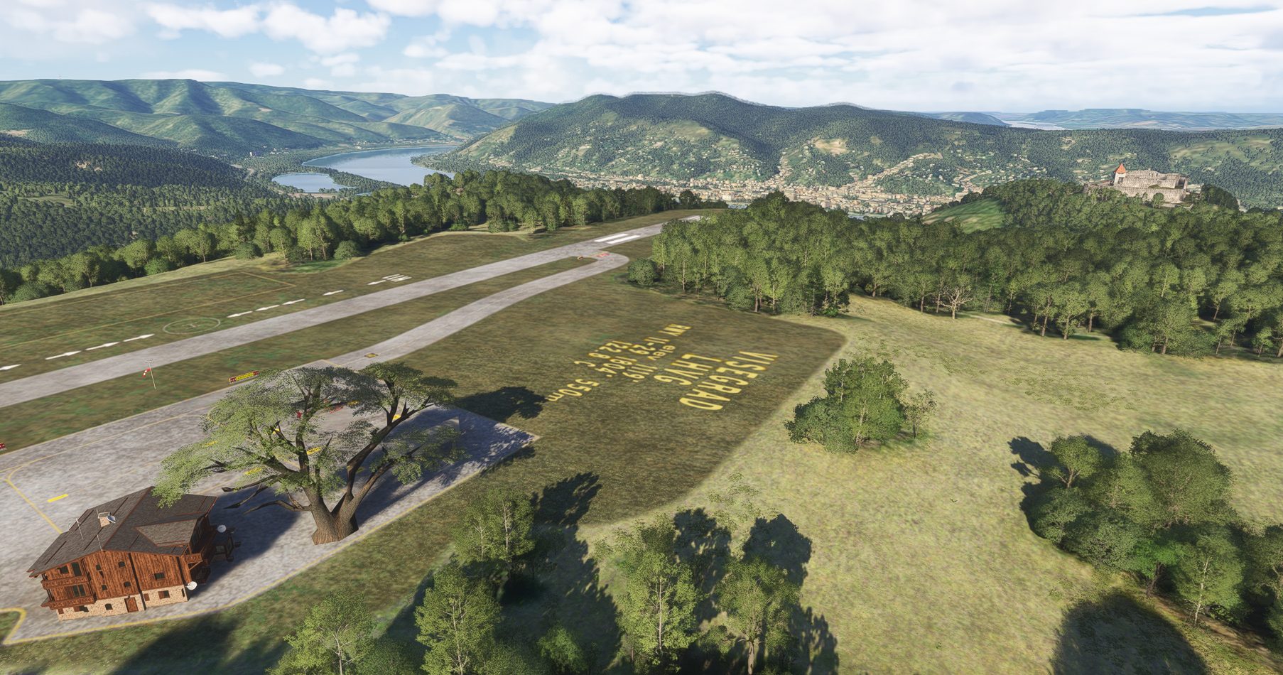 Visegrád Airport (LHVG) in Microsoft Flight Simulator 2024