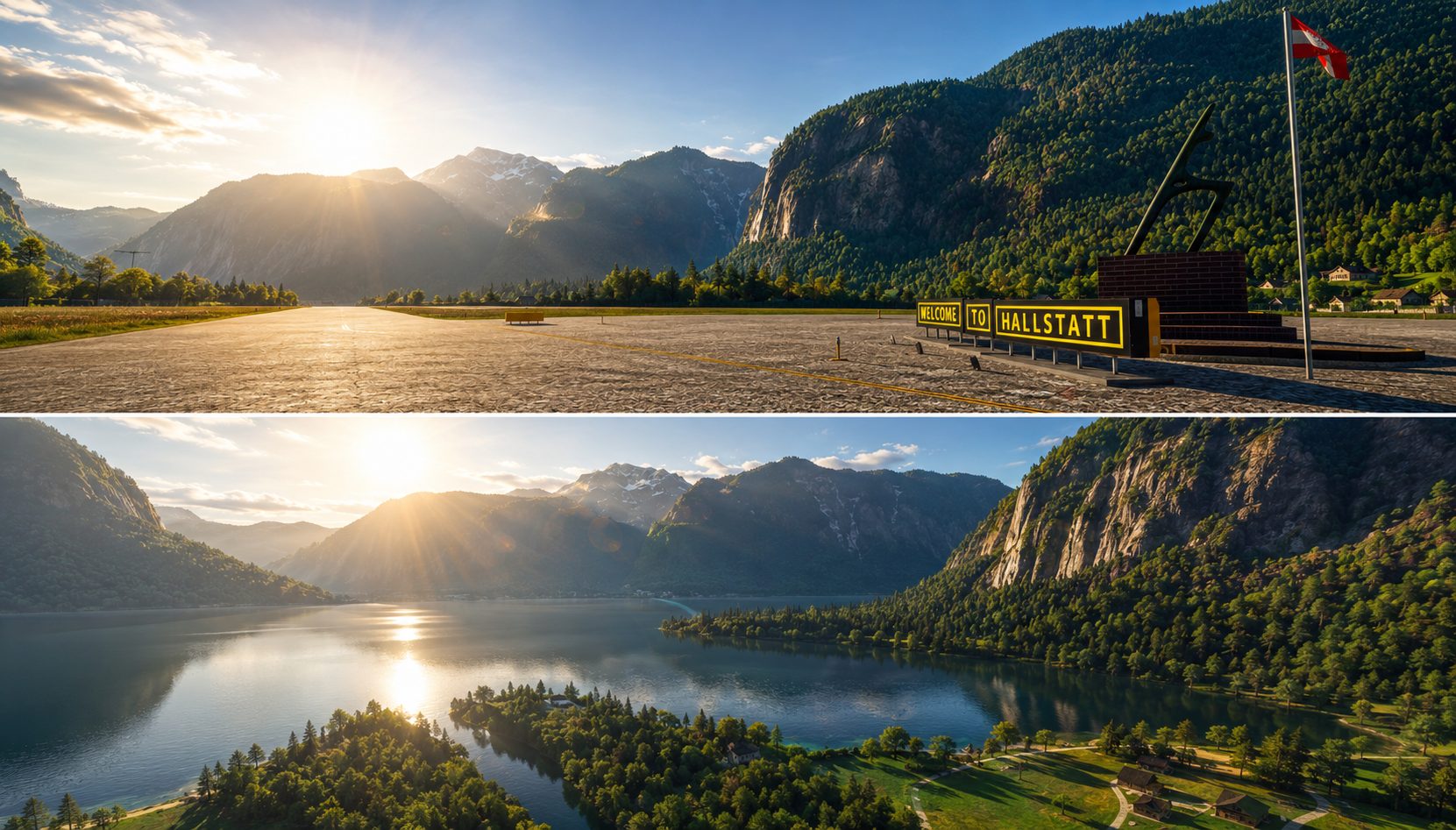 Hallstatt Alpine Airport (LOHL) in Microsoft Flight Simulator 2024