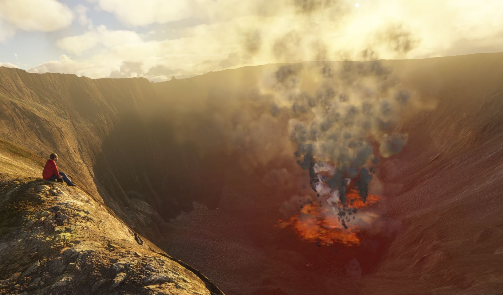 La Fournaise Lava Edge Airfield (FPIT) in Microsoft Flight Simulator 2024