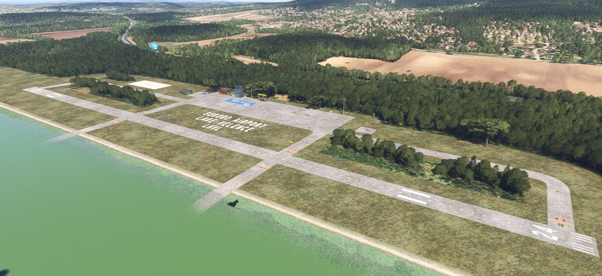 Sukoro Airport - Lake Velence (LHVL) in Microsoft Flight Simulator 2024, near Sukoró, Magyarország