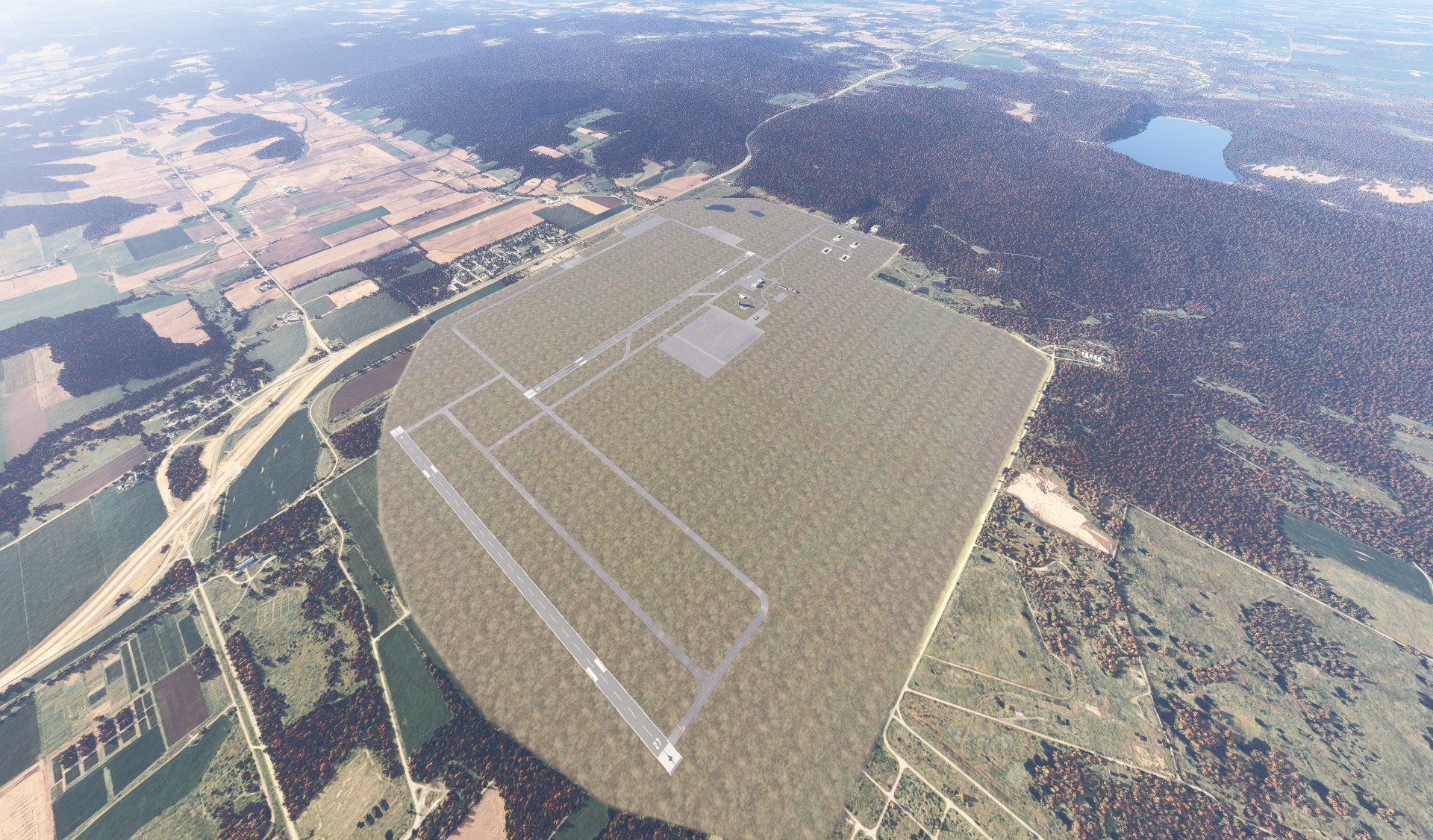 Viper Airfield (KVAF) in Microsoft Flight Simulator 2024